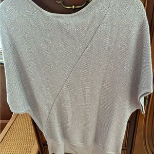 Silver sparkly top, WHBM